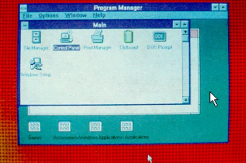 컴퓨터 윈도우 GUI 화면
